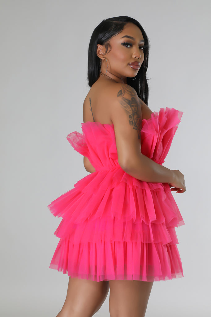 Pink Puff Dress